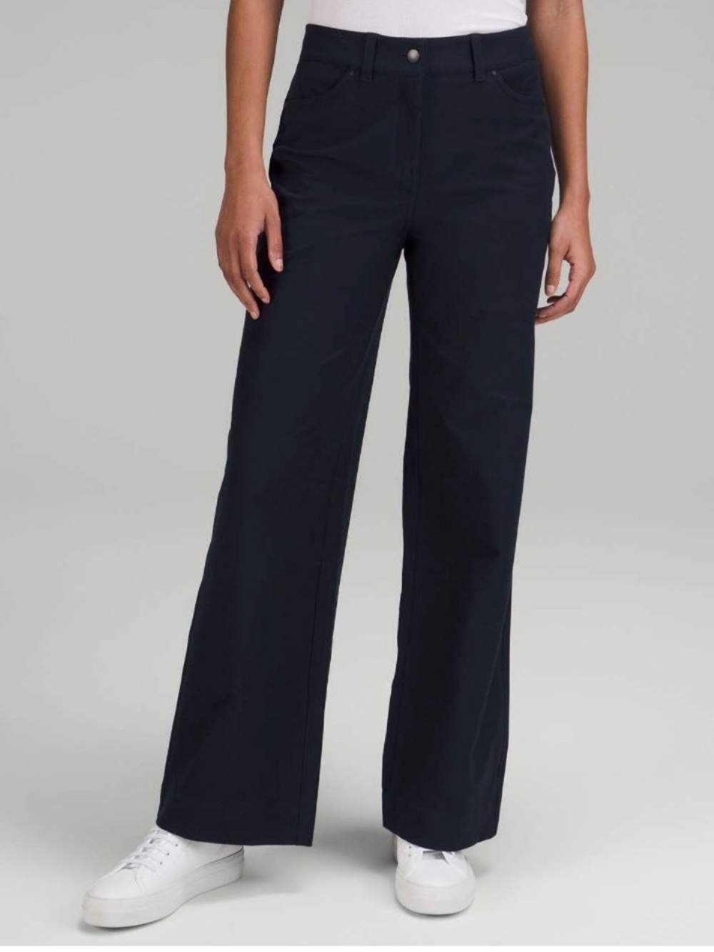 Lululemon City Sleek 5 Pocket High-Rise Wide-Leg Pant Full Length, Size 27